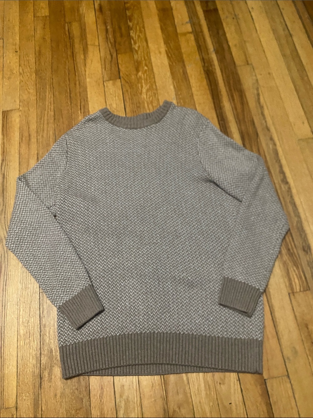 Sonoma Men's Crewneck Sweater in Taupe Heather - Picture 3 of 4